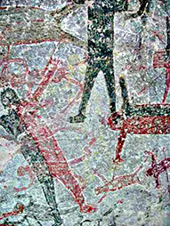 Petroglyph image enhanced with the method Retinex MSRCR-RGB